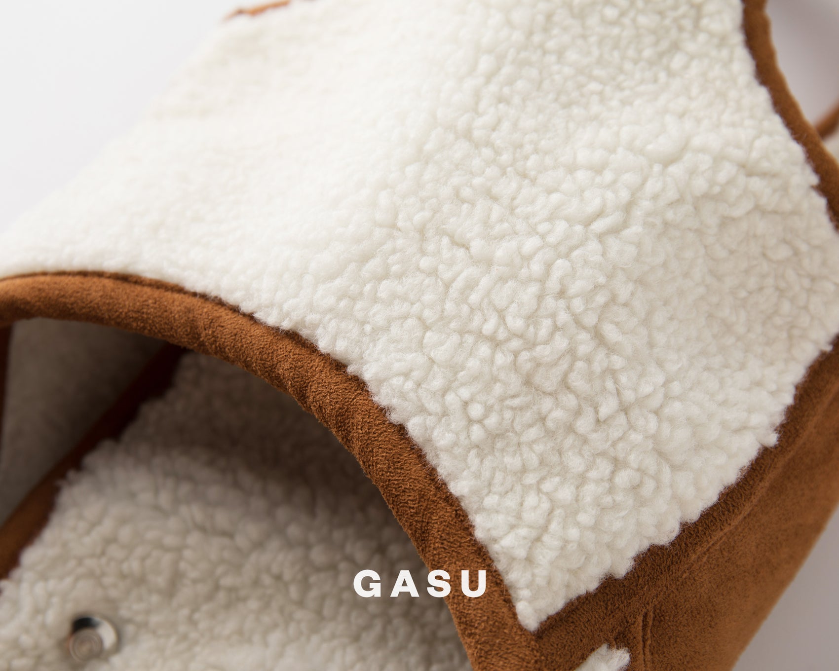GASU Variété / [2 Colors] Eco-Friendly Faux Shearling Vest