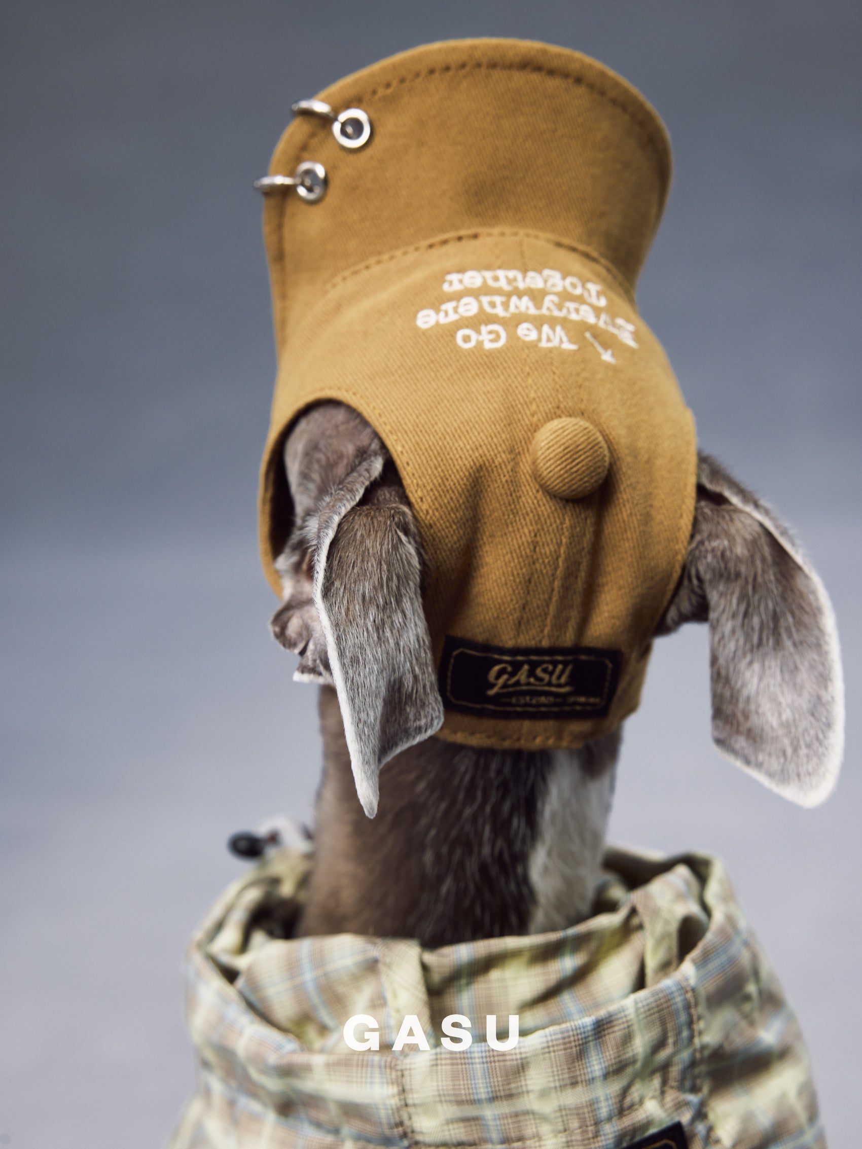 GASU Moi /  [3 Colors] Pet Whisper | Vintage Washed Soft Baseball Cap