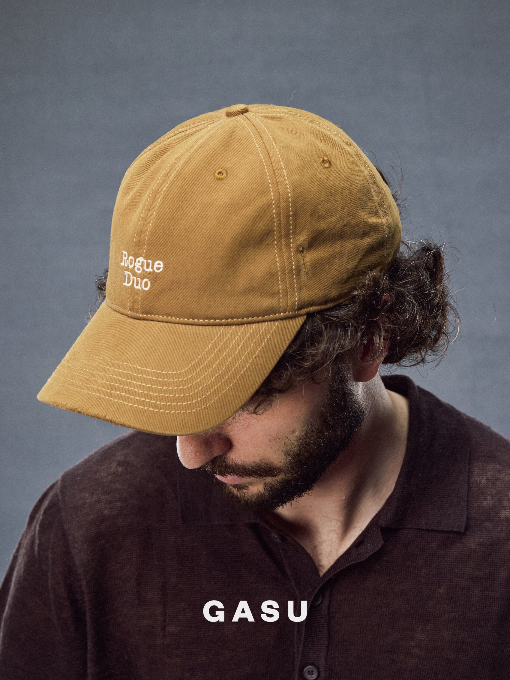 GASU Moi /  [3 Colors] Pet Whisper | Vintage Washed Soft Baseball Cap
