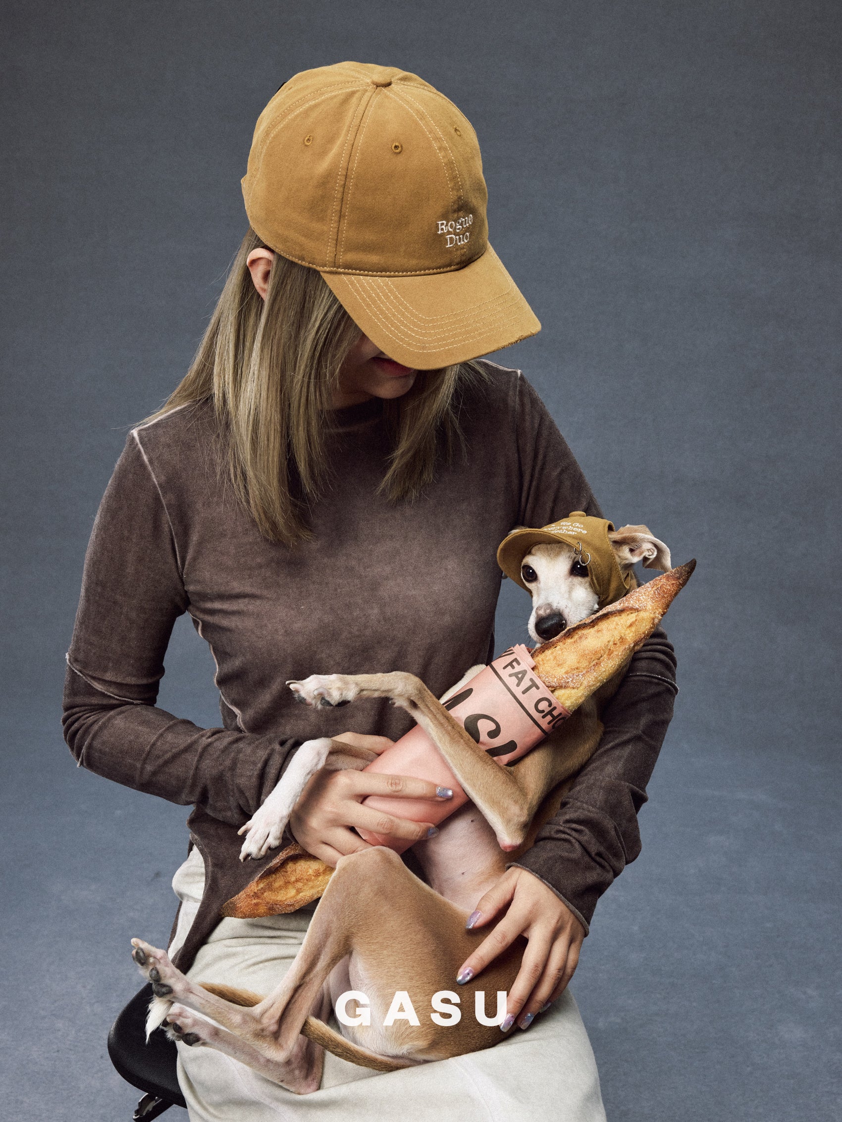GASU Moi /  [3 Colors] Pet Whisper | Vintage Washed Soft Baseball Cap