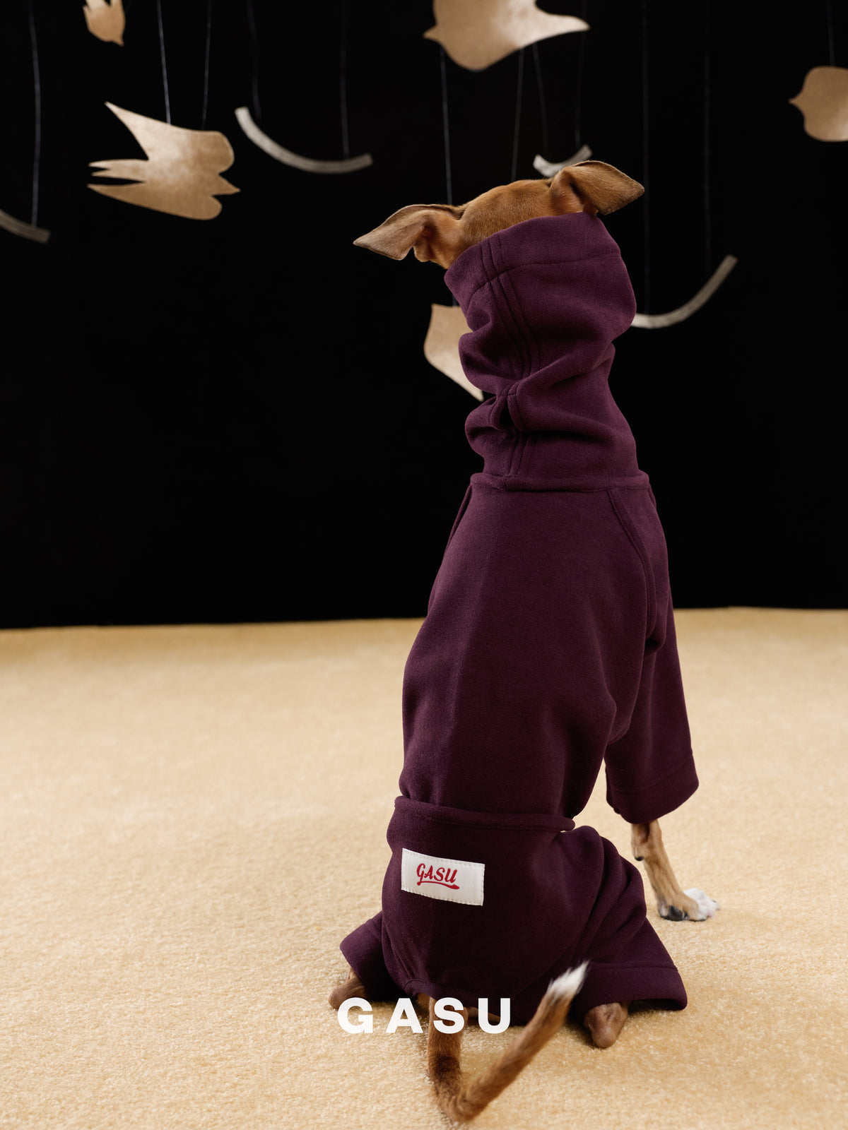 GASU Soleil / [3 Colors] Durable Anti-Static Sporty Fleece Jumpsuit