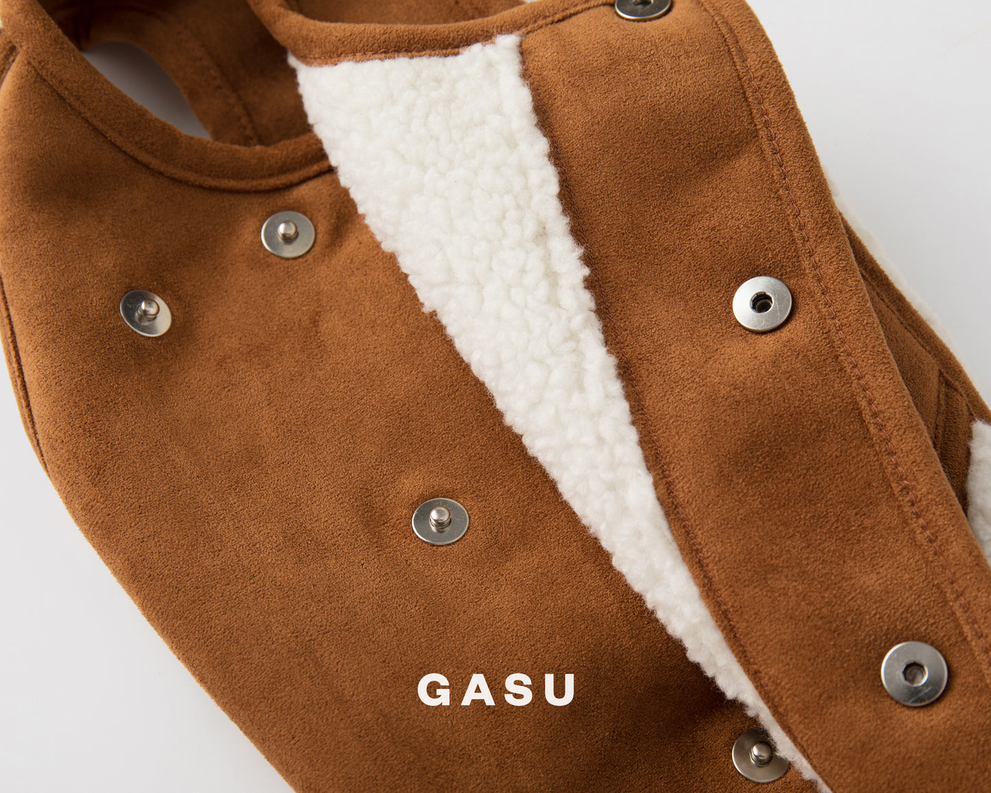 GASU Variété / [2 Colors] Eco-Friendly Faux Shearling Vest