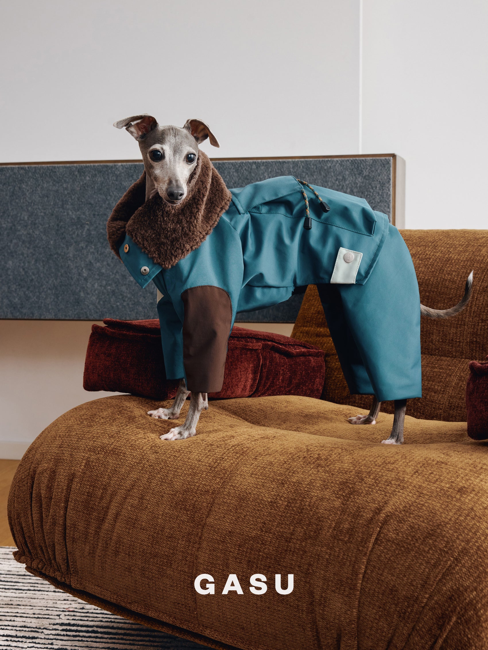GASU Variété / [2 Colors] Detachable Strong Waterproof 4-Leg Parka with Thick Fleece Lining
