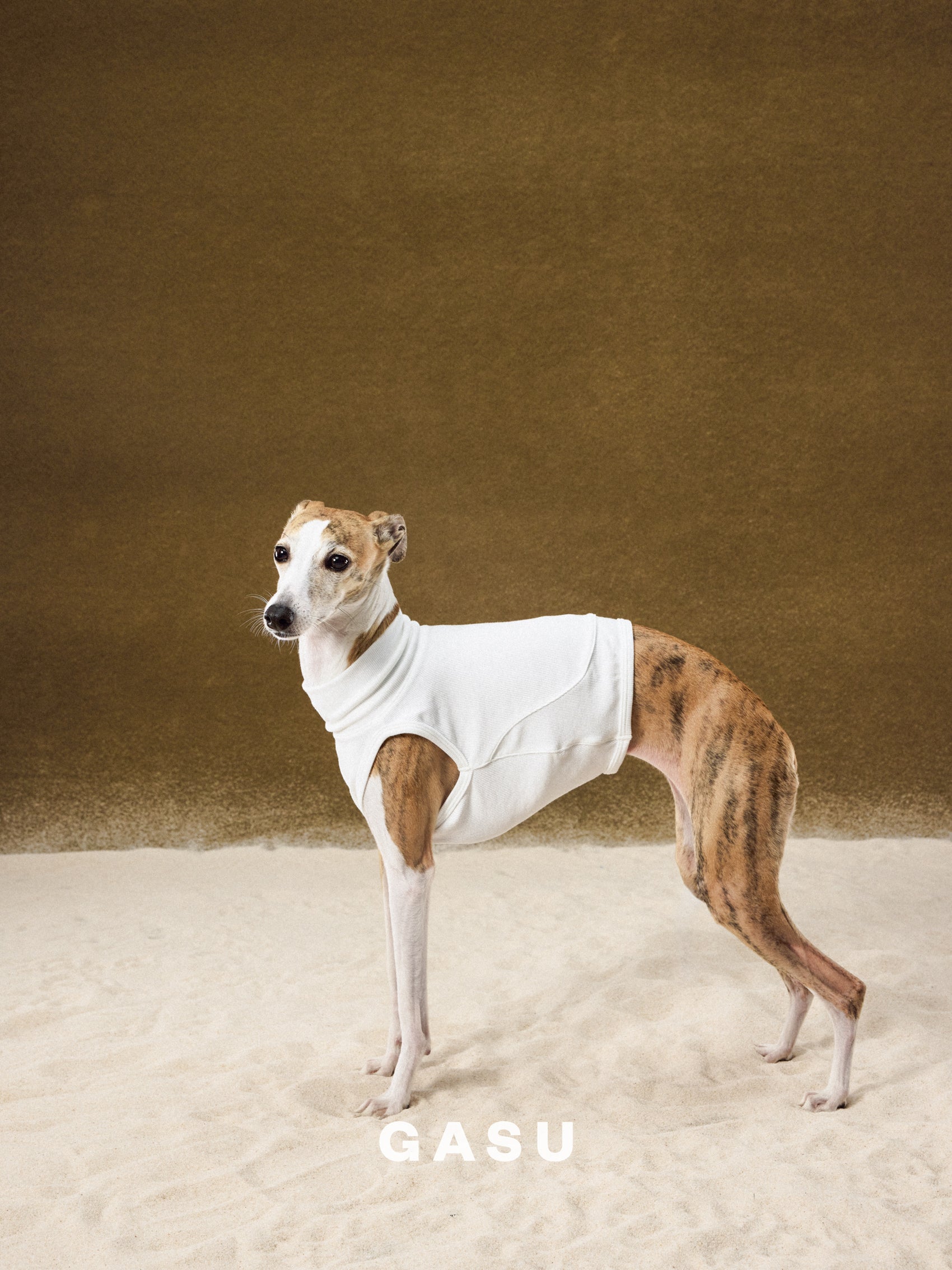 GASU Flâner / [6 COLORS] Ultra-Soft High-Stretch Embroidered Tank