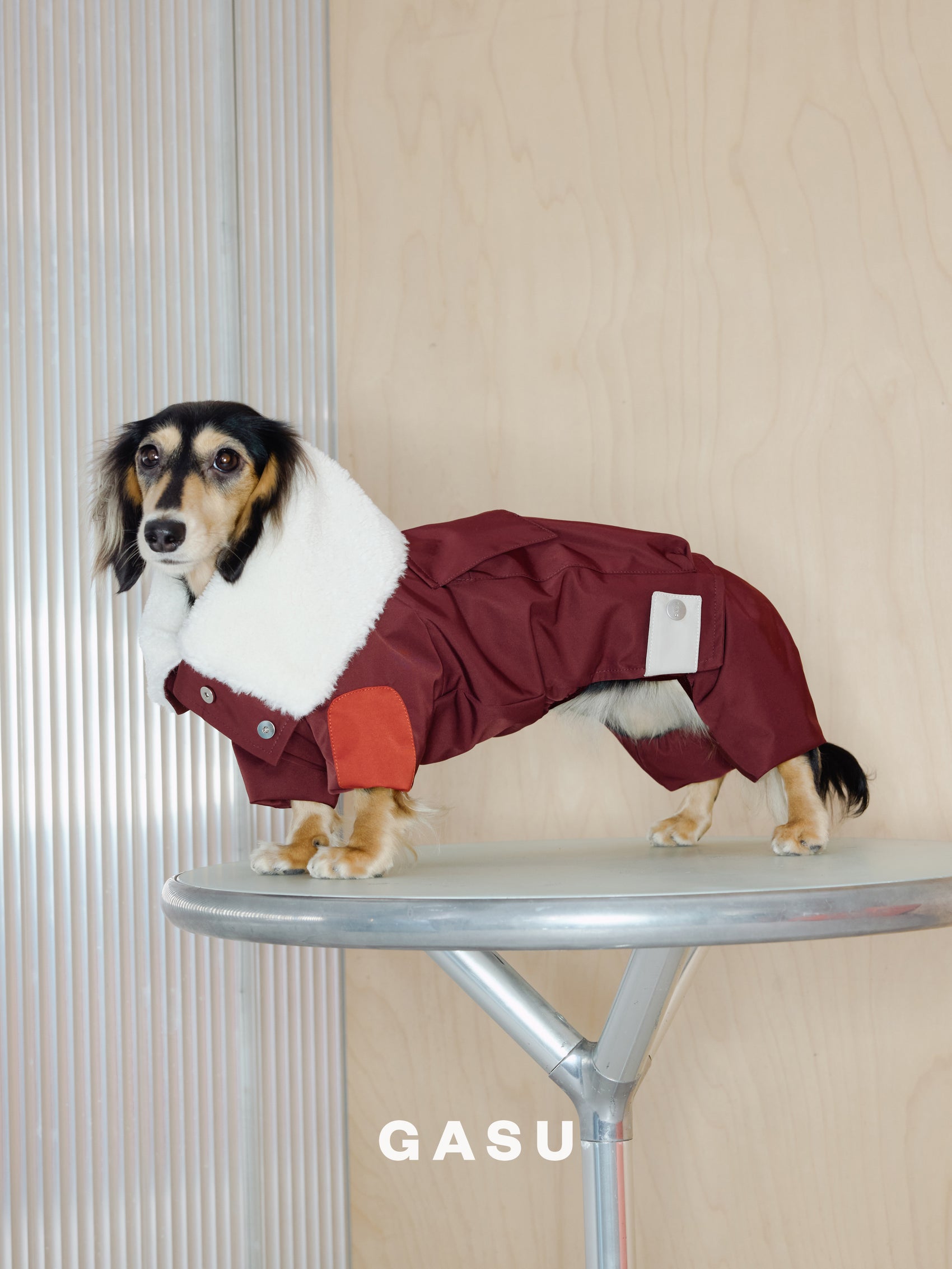 GASU Variété / [2 Colors] Detachable Strong Waterproof 4-Leg Parka with Thick Fleece Lining
