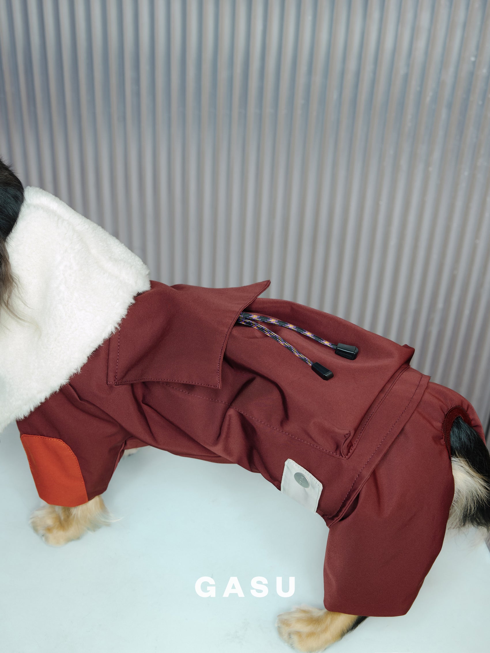 GASU Variété / [2 Colors] Detachable Strong Waterproof 4-Leg Parka with Thick Fleece Lining
