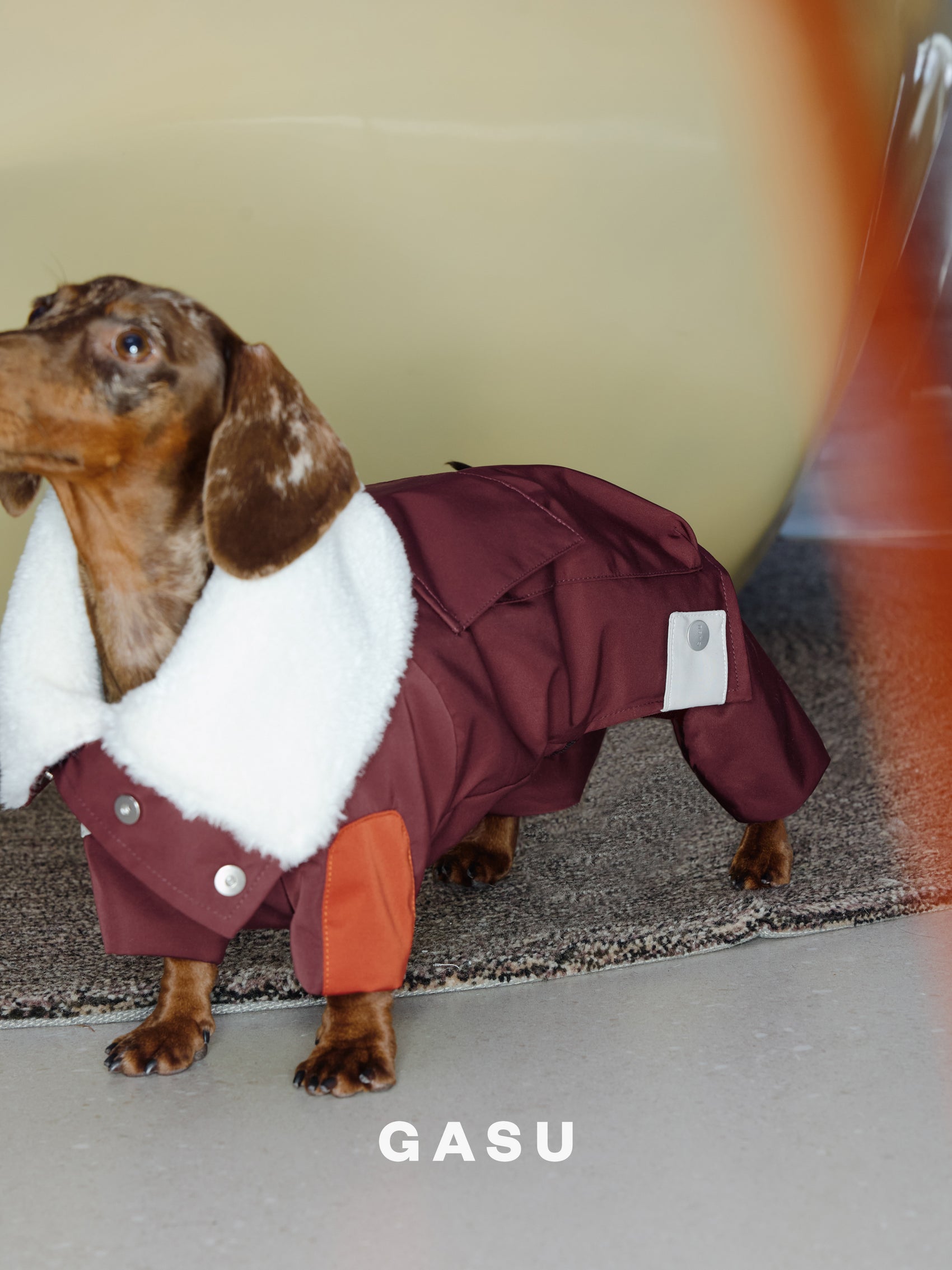 GASU Variété / [2 Colors] Detachable Strong Waterproof 4-Leg Parka with Thick Fleece Lining