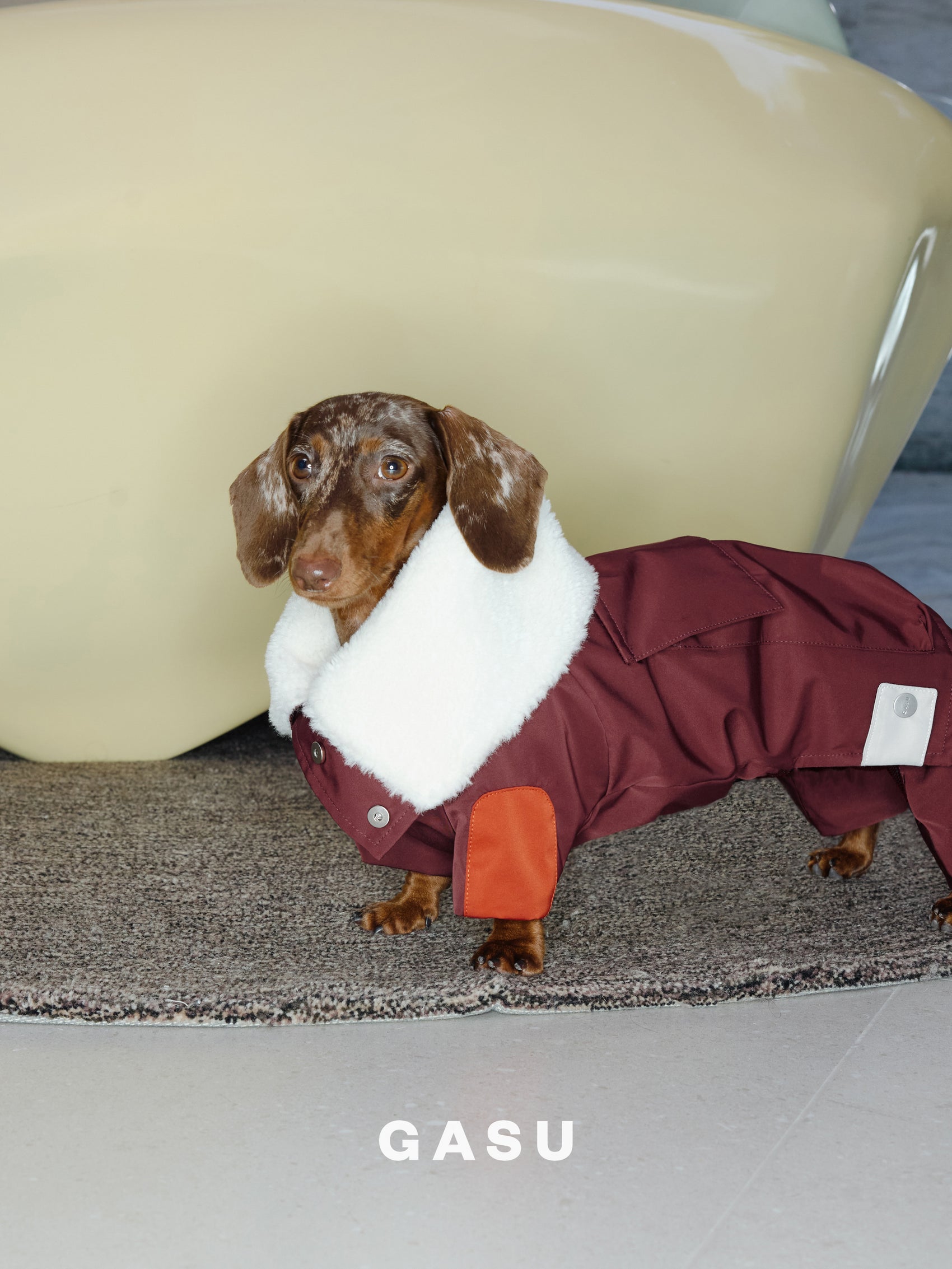 GASU Variété / [2 Colors] Detachable Strong Waterproof 4-Leg Parka with Thick Fleece Lining