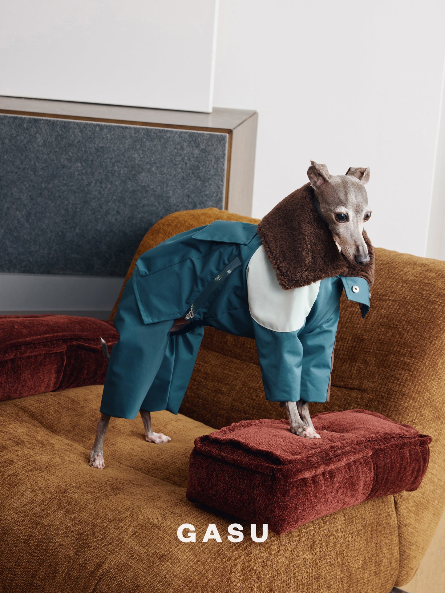 GASU Variété / [2 Colors] Detachable Strong Waterproof 4-Leg Parka with Thick Fleece Lining