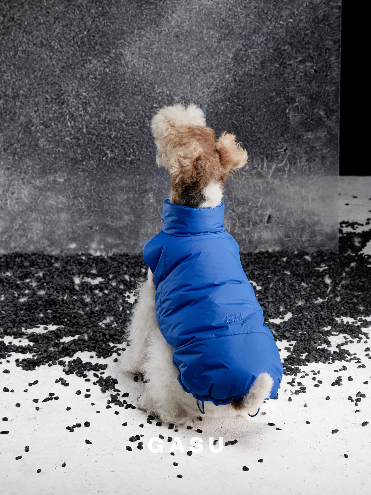 GASU Variété / [Neon Cobalt] Waterproof Reversible Ultra-Light Padded Vest