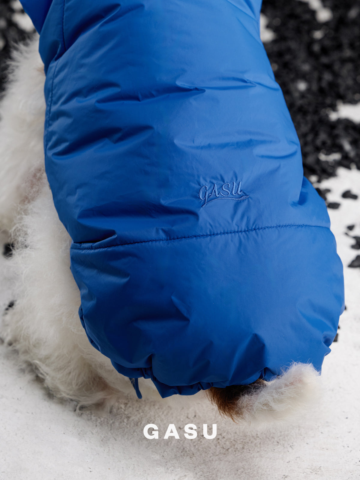GASU Variété / [Neon Cobalt] Waterproof Reversible Ultra-Light Padded Vest