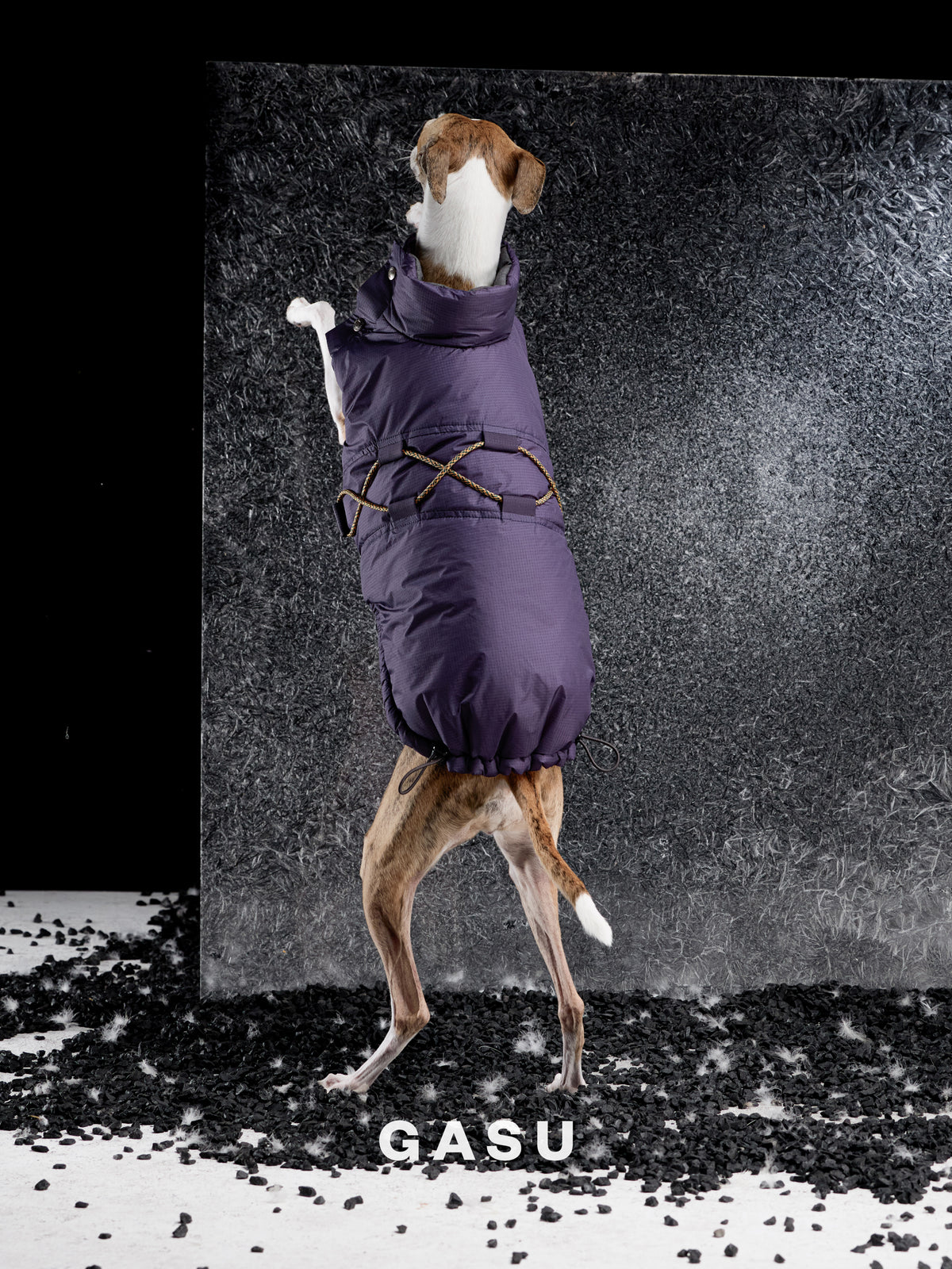 GASU Variété / [Midnight Plum] Waterproof Reversible Ultra-Light Padded Vest
