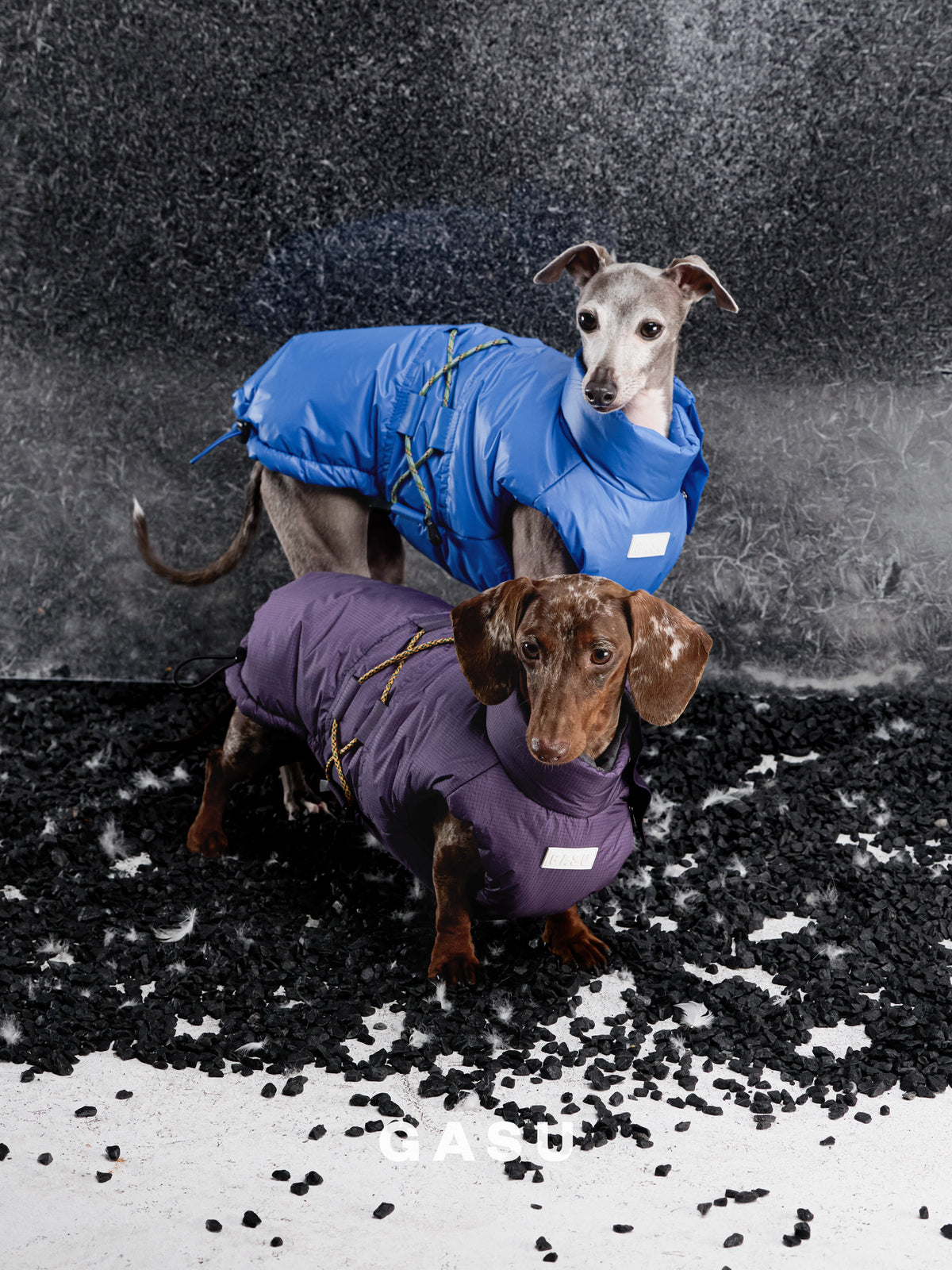 GASU Variété / [Midnight Plum] Waterproof Reversible Ultra-Light Padded Vest