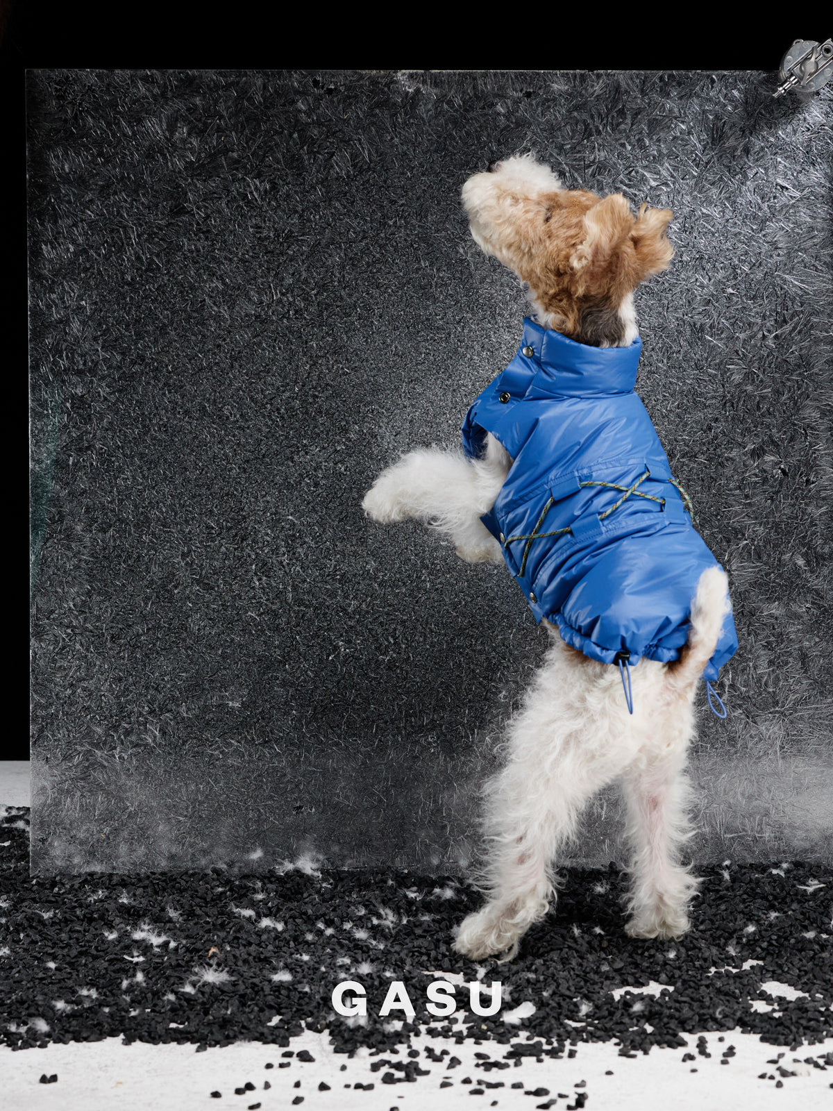 GASU Variété / [Neon Cobalt] Waterproof Reversible Ultra-Light Padded Vest