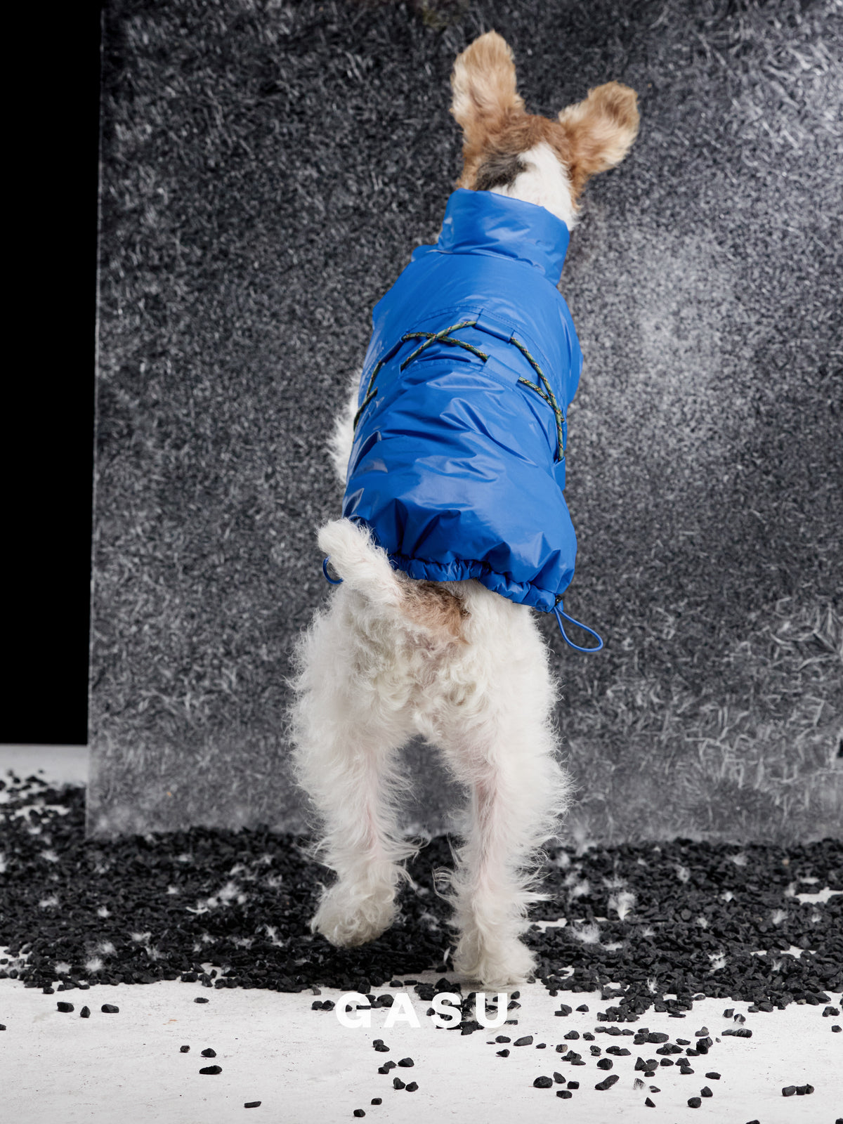 GASU Variété / [Neon Cobalt] Waterproof Reversible Ultra-Light Padded Vest