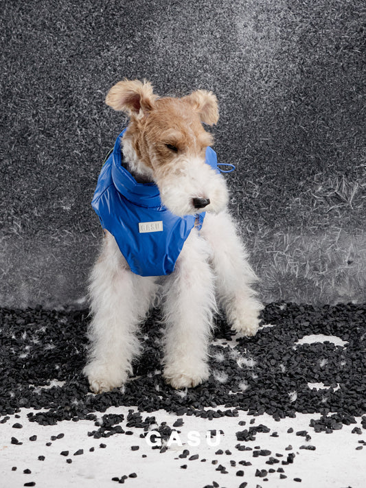GASU Variété / [Neon Cobalt] Waterproof Reversible Ultra-Light Padded Vest