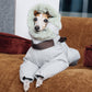 GASU Assembler / [Space Silver] 3M Thinsulate™ Antistatic Down-Feel Ultra-Waterproof Extra-Thick 4-Legged Padded Snowsuit