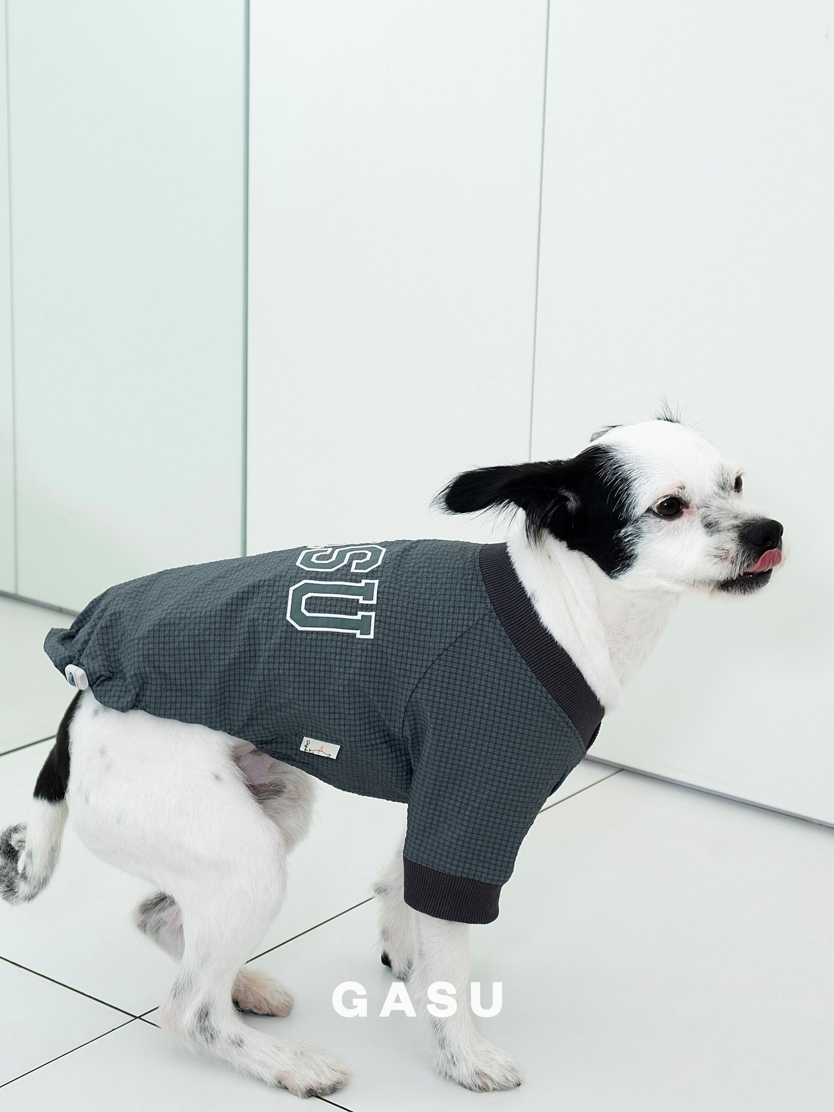 GASU Athlète / [3 Colors] Embroidered Retro Sports Shirt