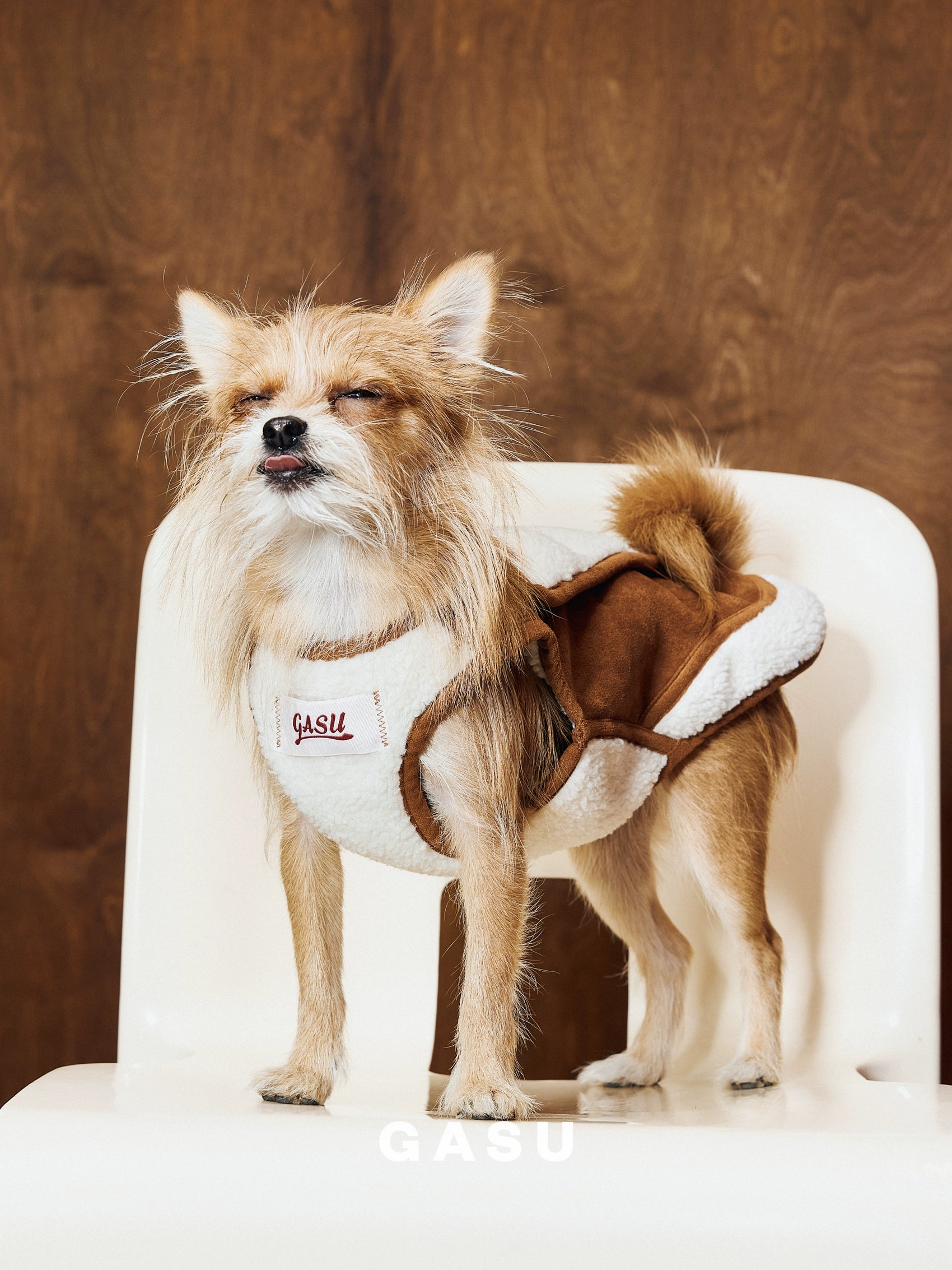 GASU Variété / [2 Colors] Eco-Friendly Faux Shearling Vest