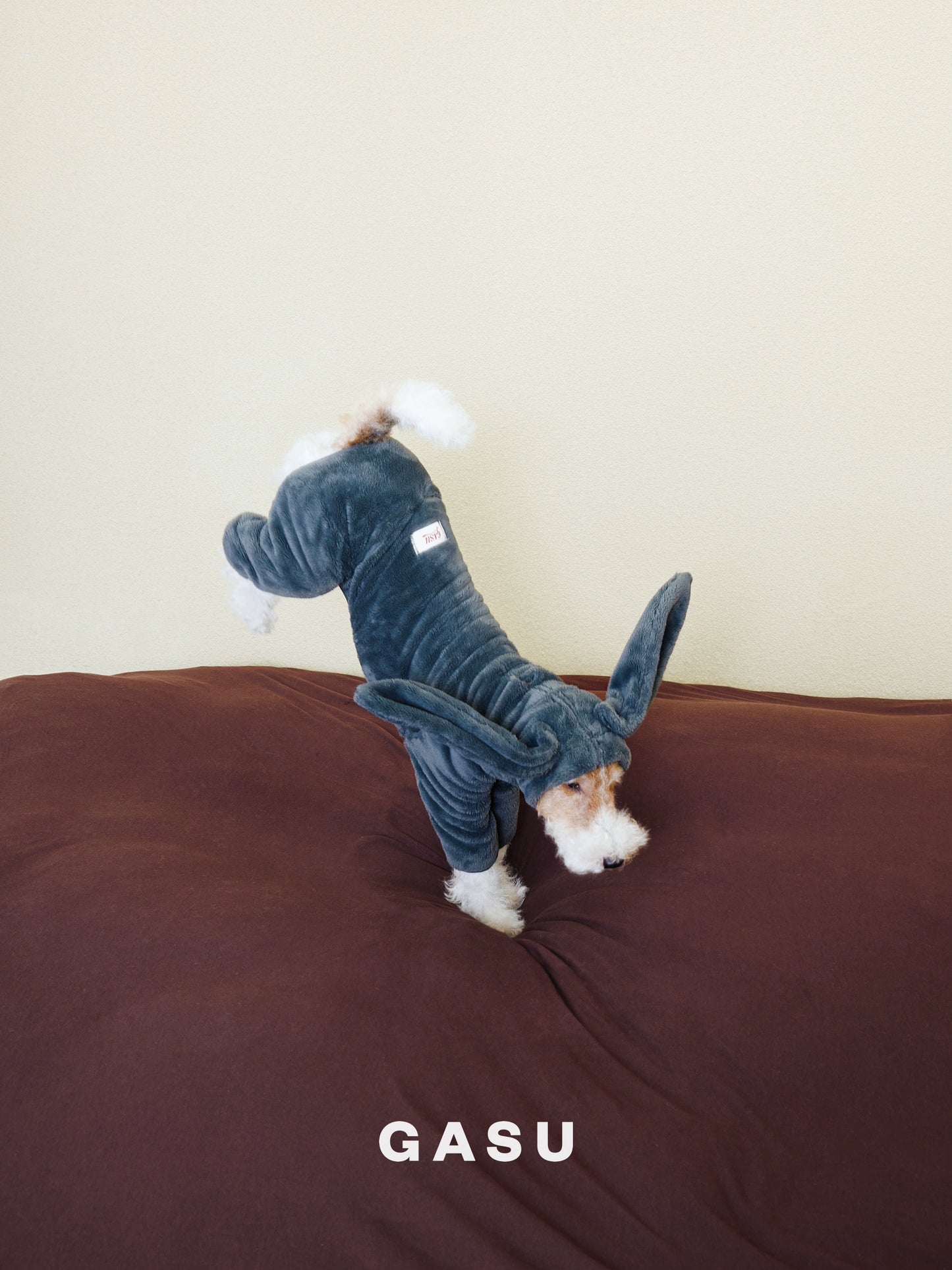 GASU Moi / [5 Colors] Detachable Bunny Ears Strong Conductive Fibers Jumpsuit