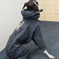 GASU Assembler /  [2 Colors] Waterproof Oilproof Antifouling Fleece-lined Warm Jumpsuit