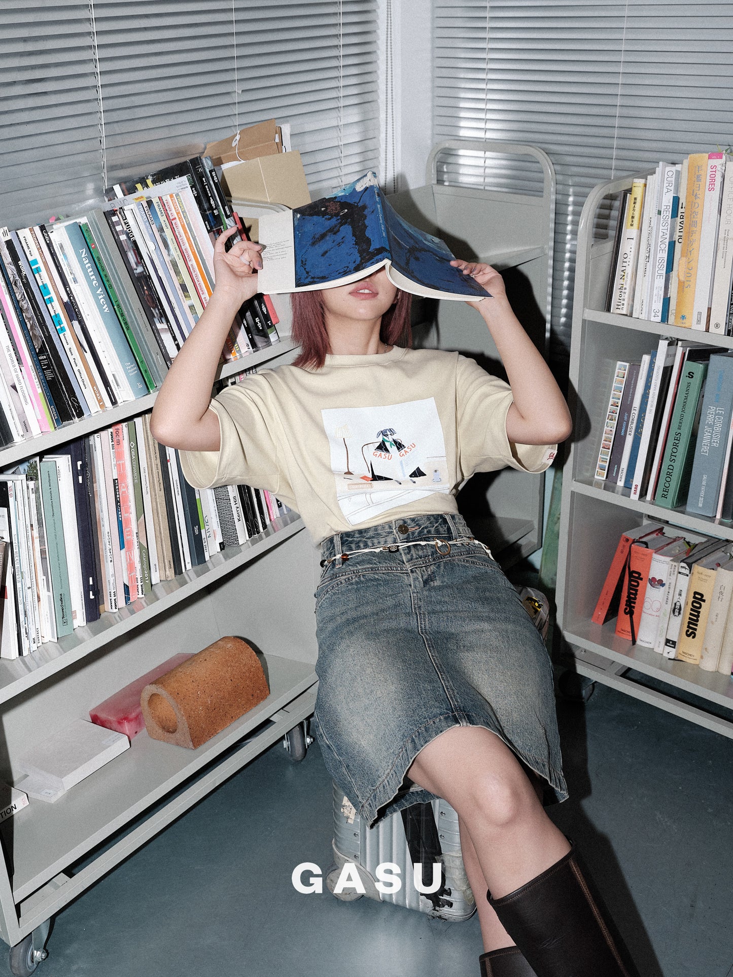 GASU Moi /  [5 Colors] GASU Artist Illustration Collection Tee