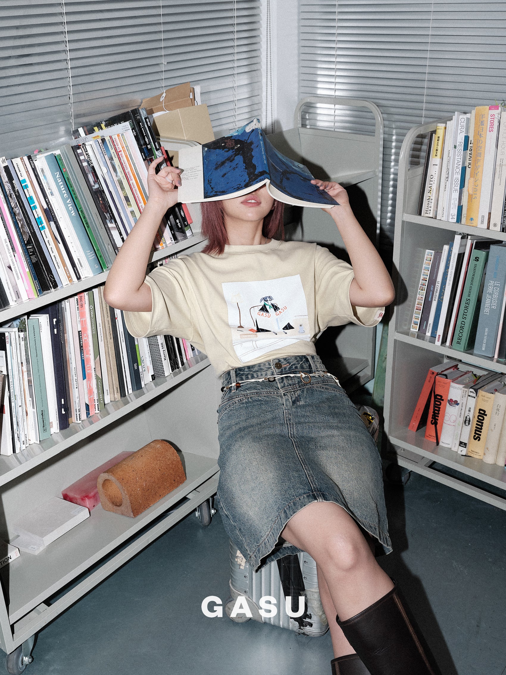 GASU Moi /  [5 Colors] GASU Artist Illustration Collection Tee
