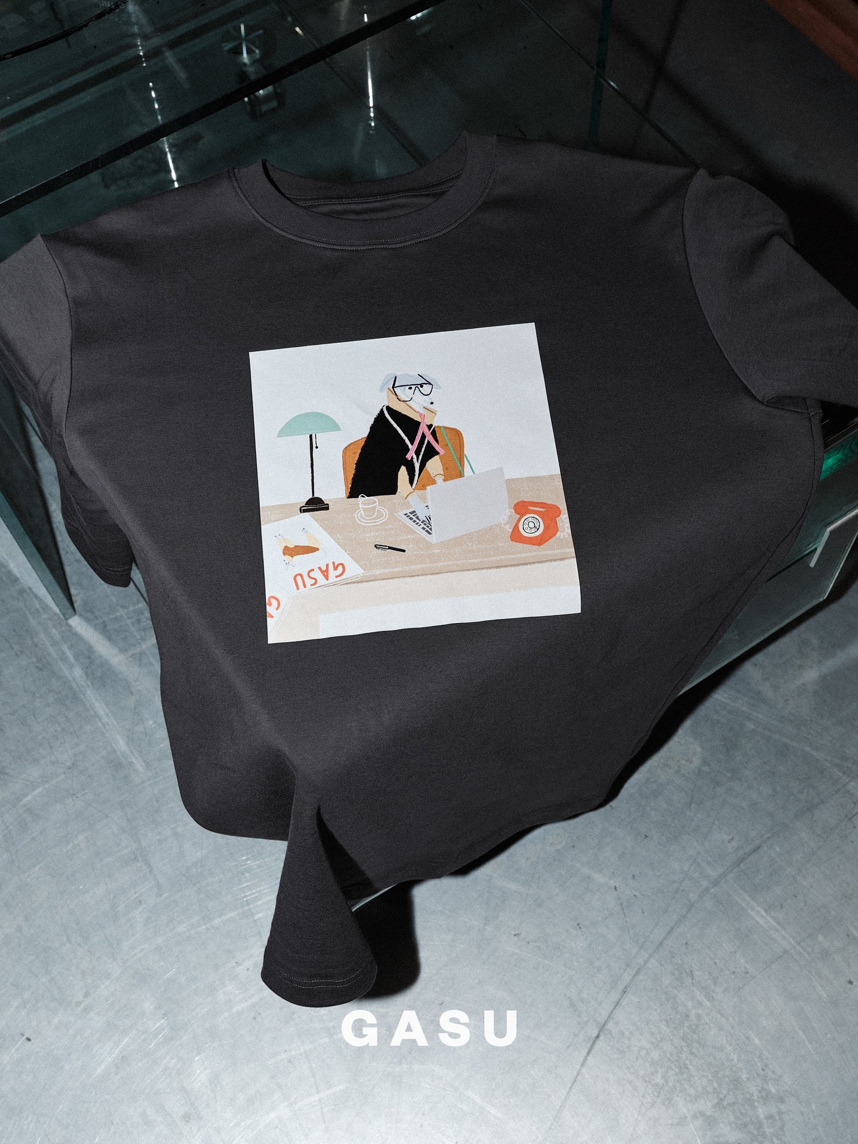 GASU Moi /  [5 Colors] GASU Artist Illustration Collection Tee