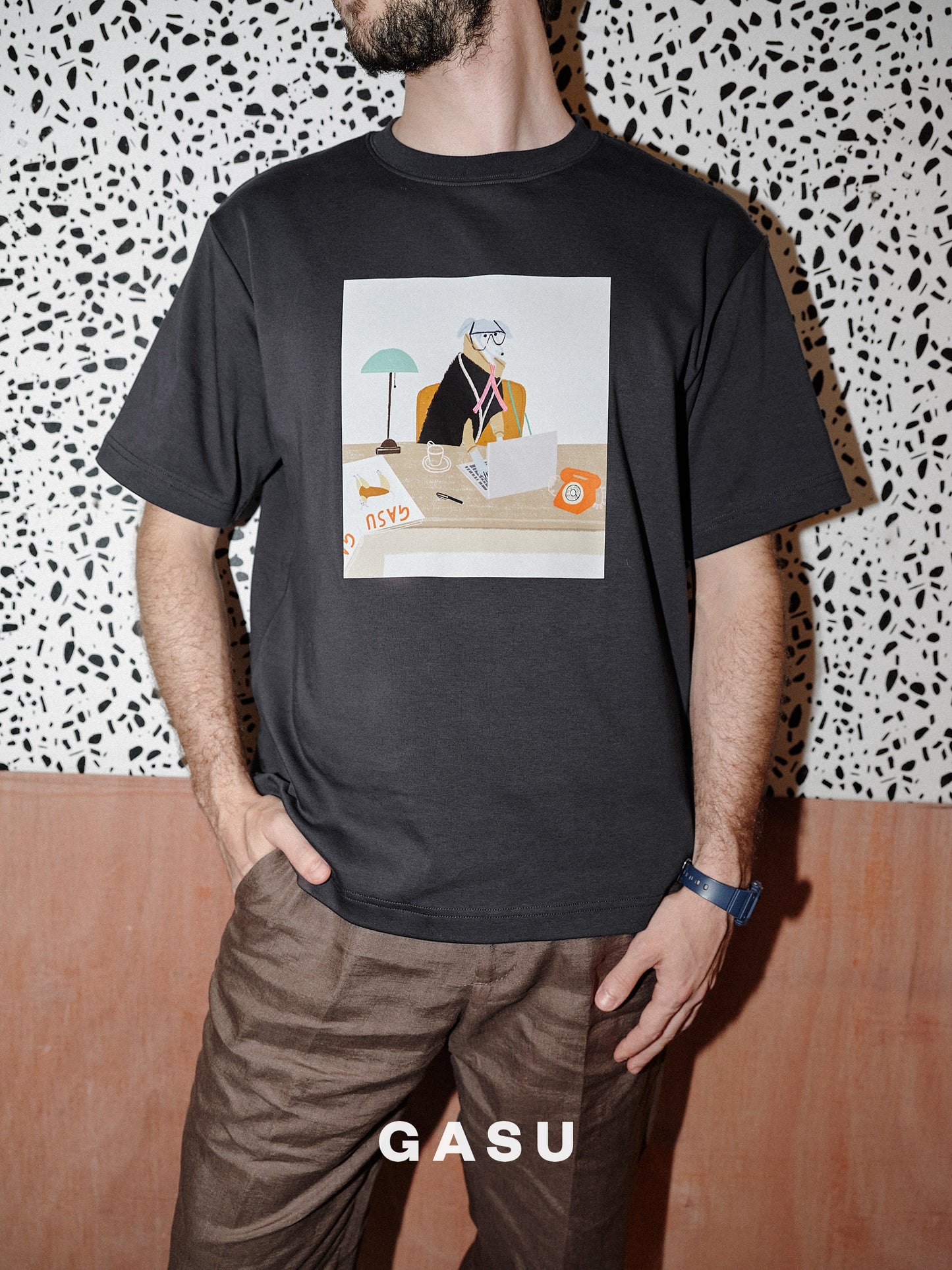 GASU Moi /  [5 Colors] GASU Artist Illustration Collection Tee