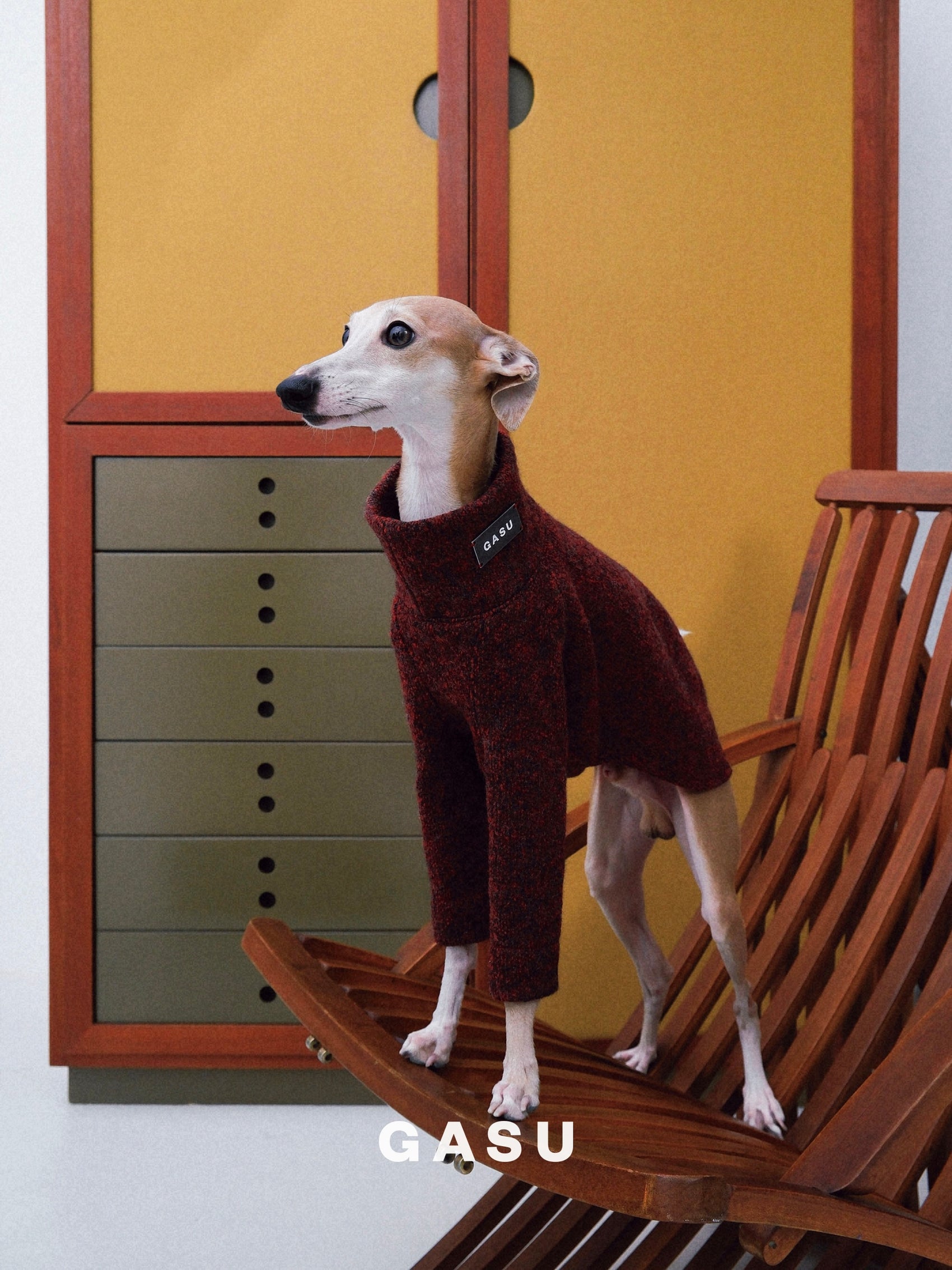 GASU Svelte / [Smilax China] 2-Leg Wool Shirt