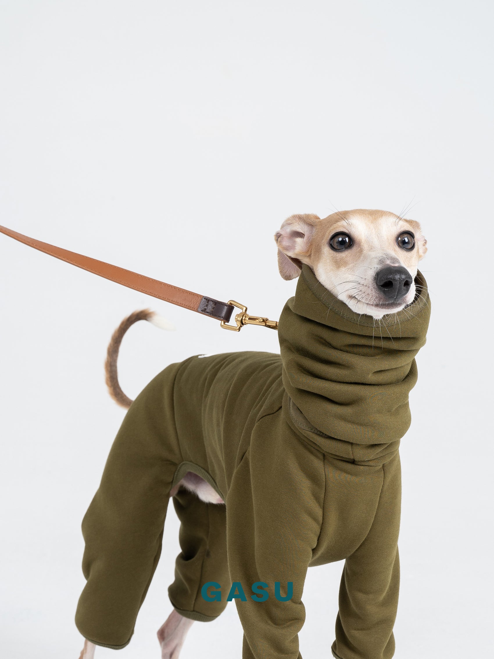 GASU Secret / [Moss] 2-sided Detachable 4-Leg Jumpsuit