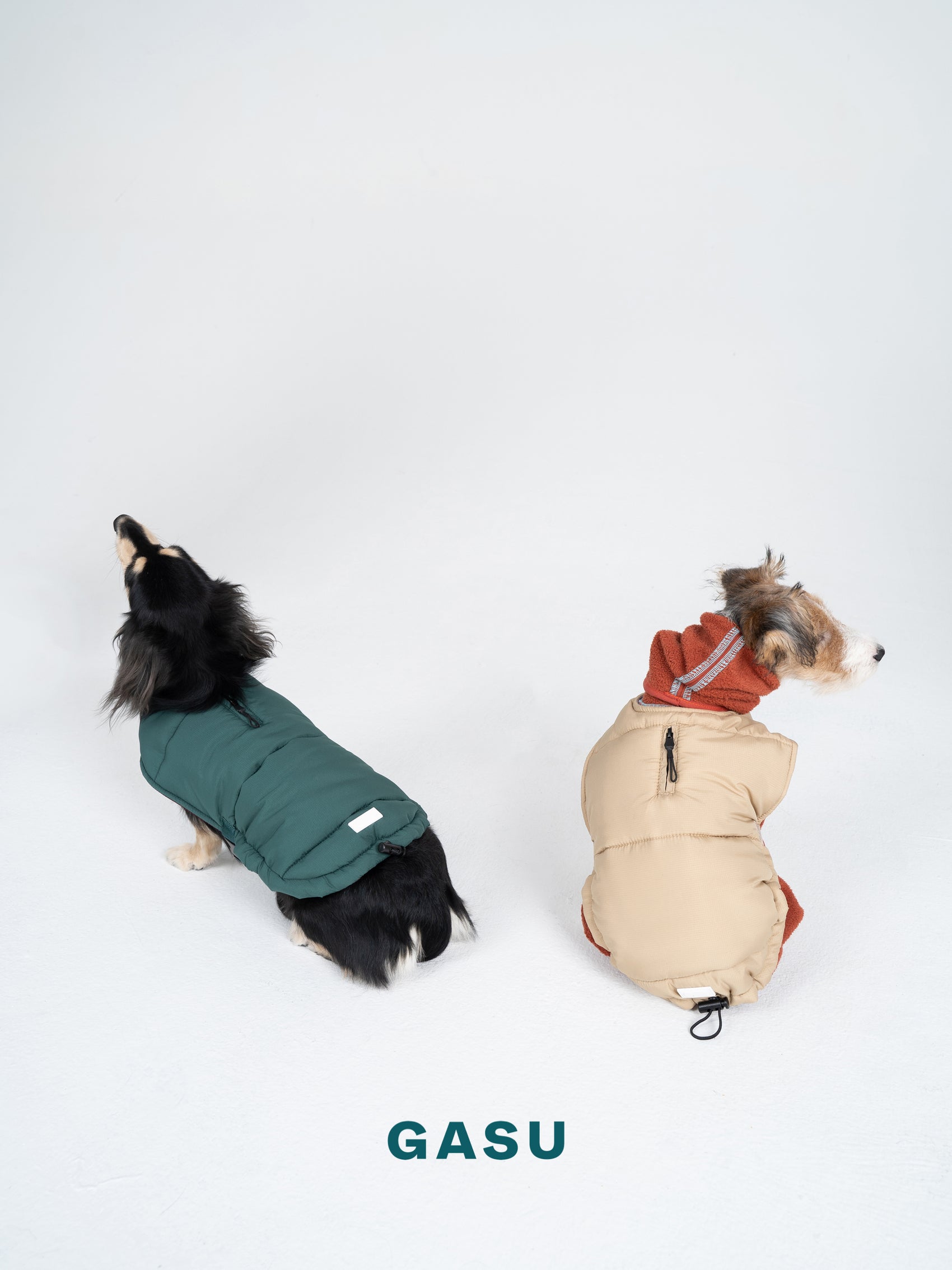 GASU Secret / [Persimmon] 2-sided Detachable 4-Leg Jumpsuit