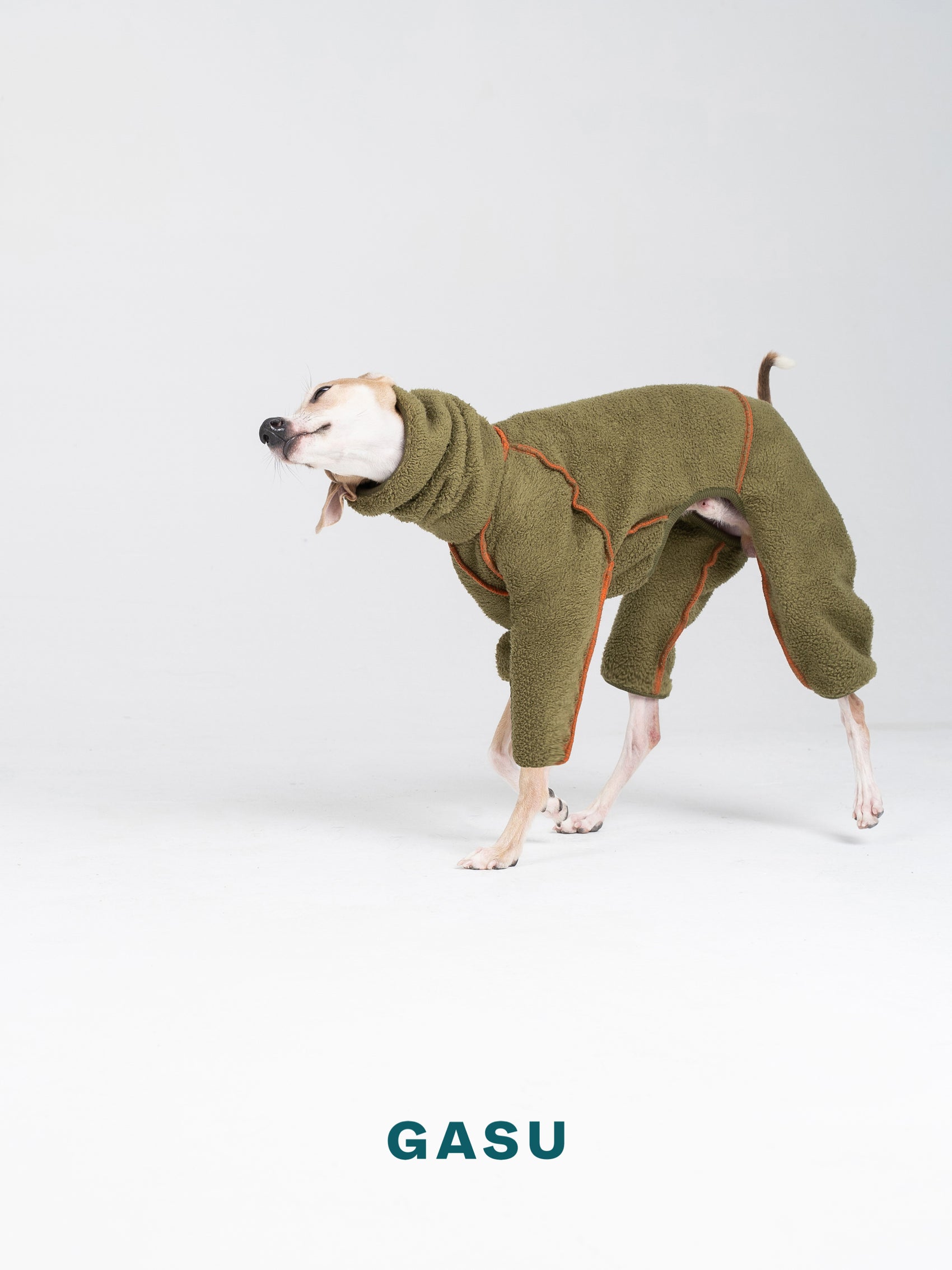 GASU Secret / [Moss] 2-sided Detachable 4-Leg Jumpsuit