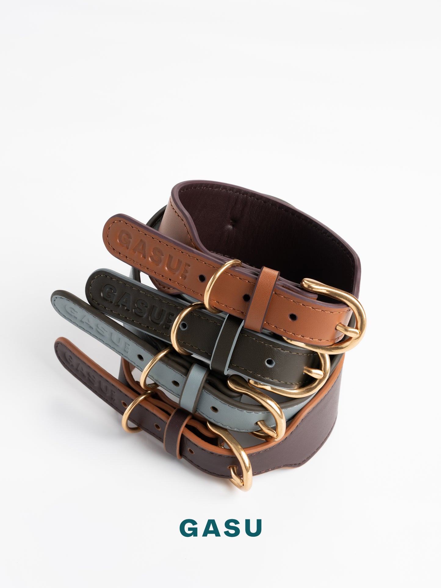GASU Palette / [3.8cm Collar] Leather Dog Collar