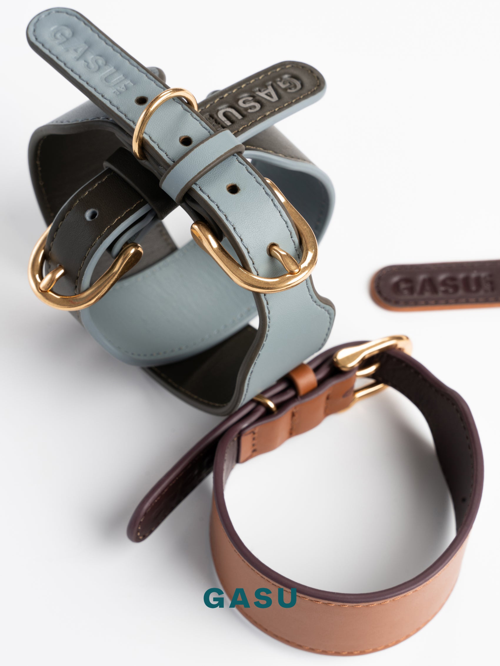 GASU Palette / [3.8cm Collar] Leather Dog Collar
