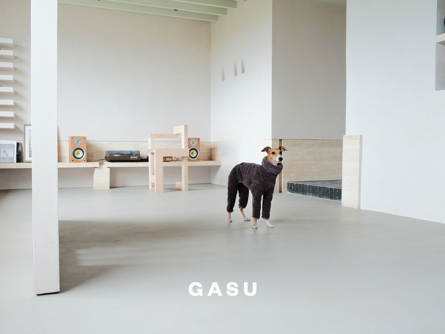 GASU Secret / [Raisin] 2-Sided Permanent Anti-static Fabric 4-Leg Fleece Technologically Warming Jumpsuit
