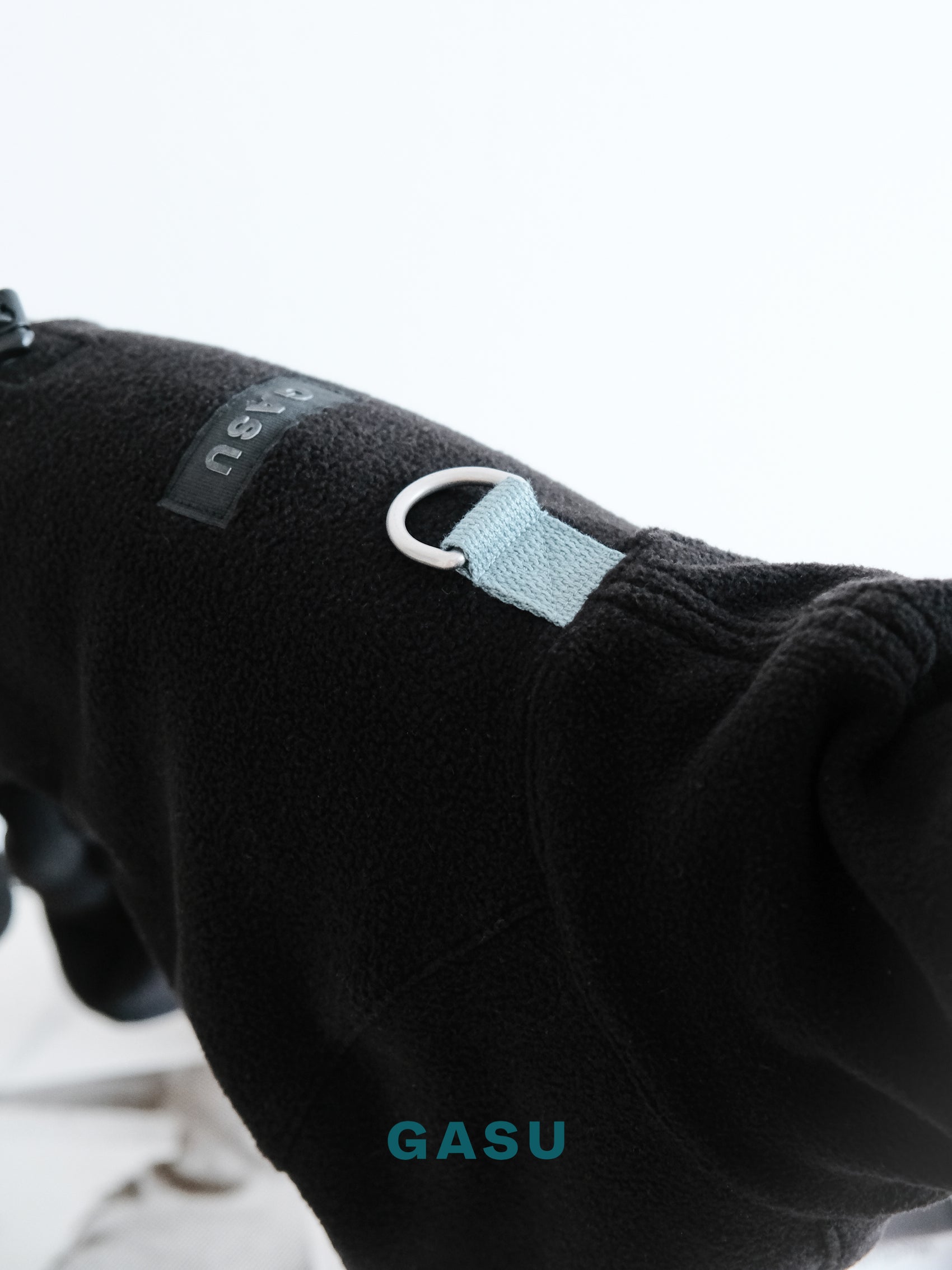 GASU Soleil / [Black] Permanent Anti-static Fabric Adjustable 4-Leg Fleece Technologically Warming Jumpsuit