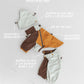 GASU Vautrer / [Mint Toffee] Detachable 4-Leg Raincoat / Windbreaker Jacket
