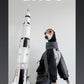 GASU Vautrer / [Coal Grey] Detachable 4-Leg Raincoat / Windbreaker Jacket