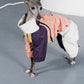 GASU Vautrer / [Peach Khaki] Strong Waterproof Detachable 4-Leg Raincoat / Windbreaker Jacket