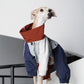 GASU Vautrer / [Brick Blue] Strong Waterproof Detachable 4-Leg Raincoat / Windbreaker Jacket