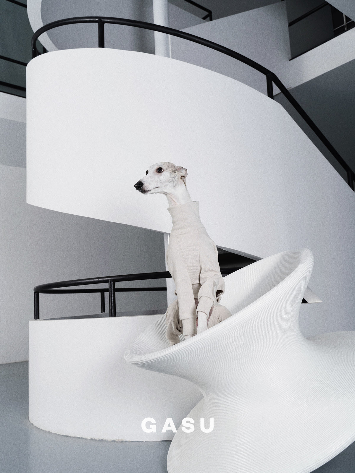 GASU Assembler / [Lucent White] 4-Leg Jumpsuit