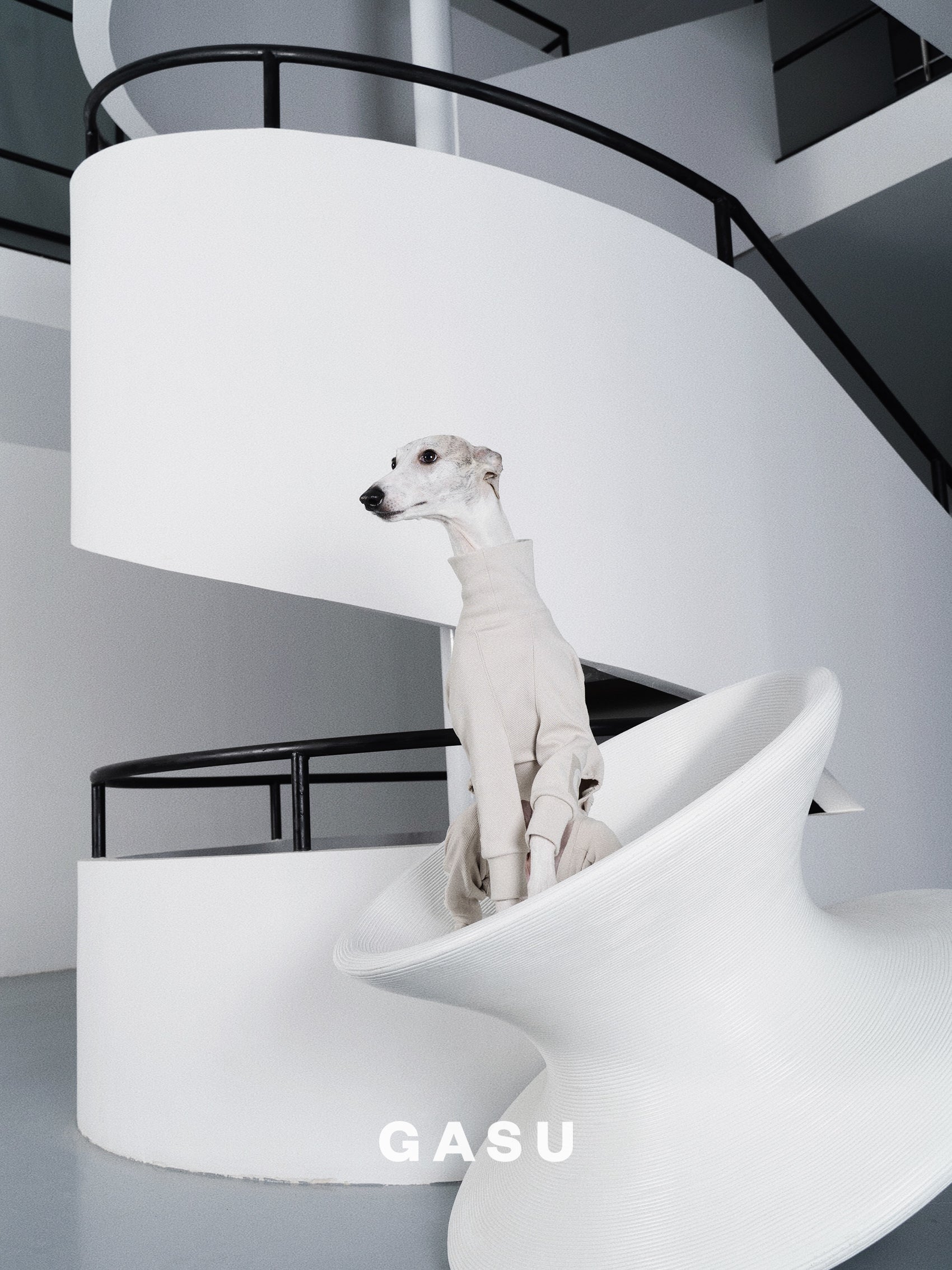 GASU Assembler / [Lucent White] 4-Leg Jumpsuit
