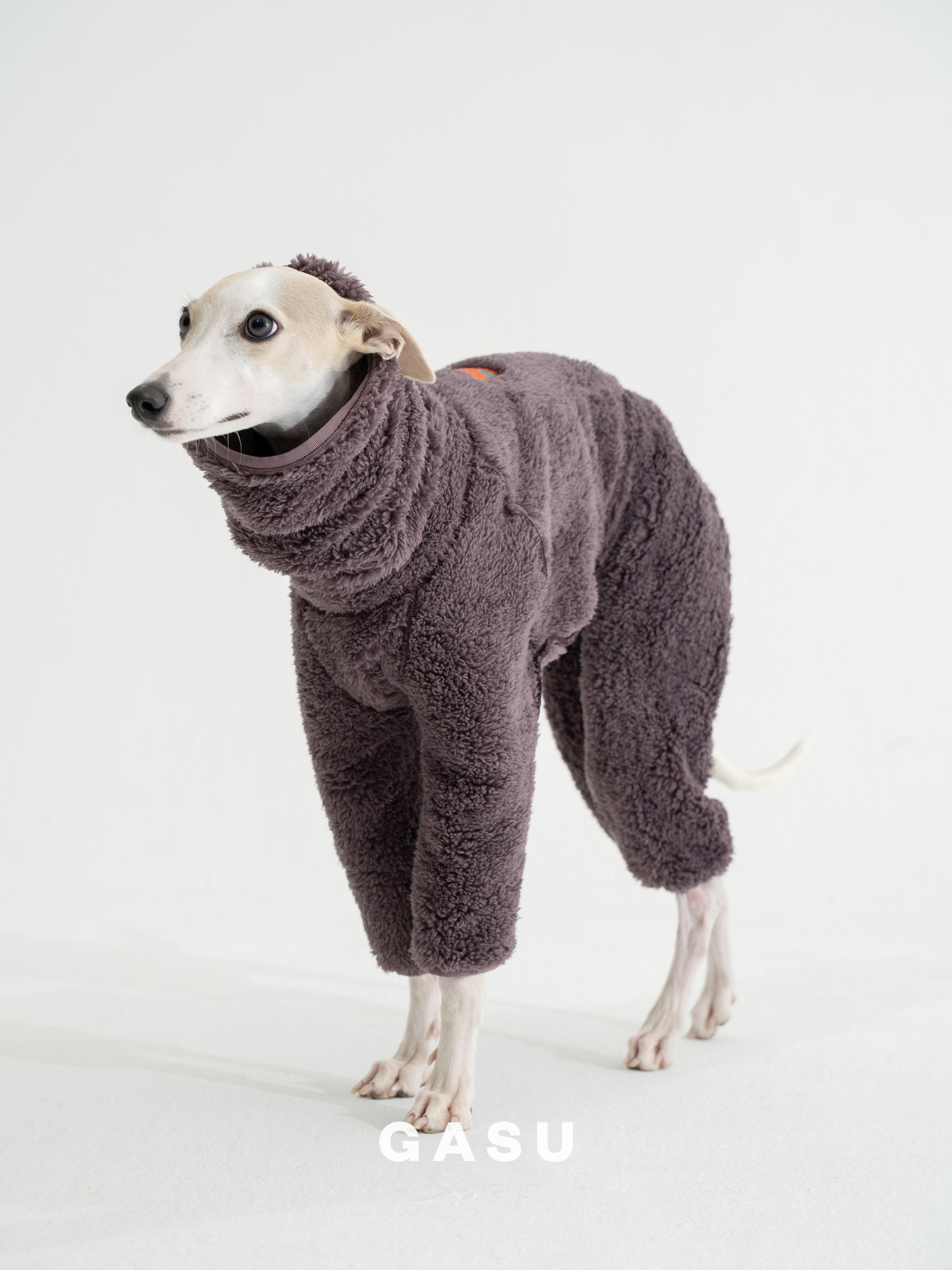GASU Secret / [Raisin] 2-Sided Permanent Anti-static Fabric 4-Leg Fleece Technologically Warming Jumpsuit