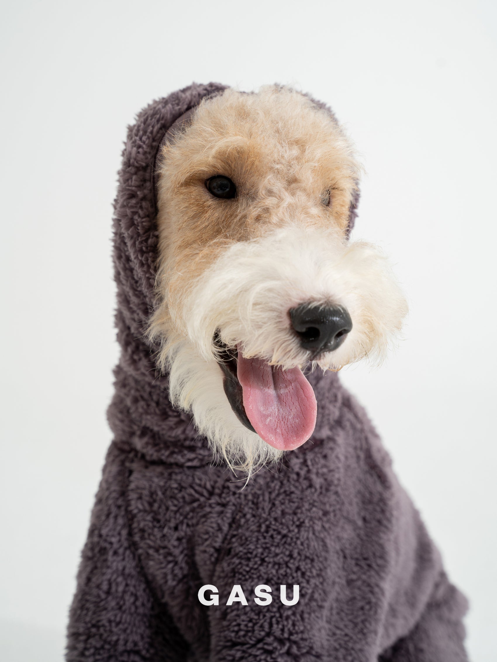 GASU Secret / [Raisin] 2-Sided Permanent Anti-static Fabric 4-Leg Fleece Technologically Warming Jumpsuit