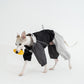 GASU Vautrer / [Coal Grey] Detachable 4-Leg Raincoat / Windbreaker Jacket